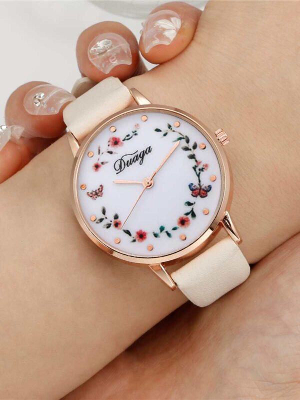 Montre Beige avec bracelet