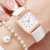 Montre Blanc Carré