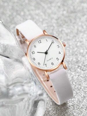 Montre Blanc Avec Bracelet