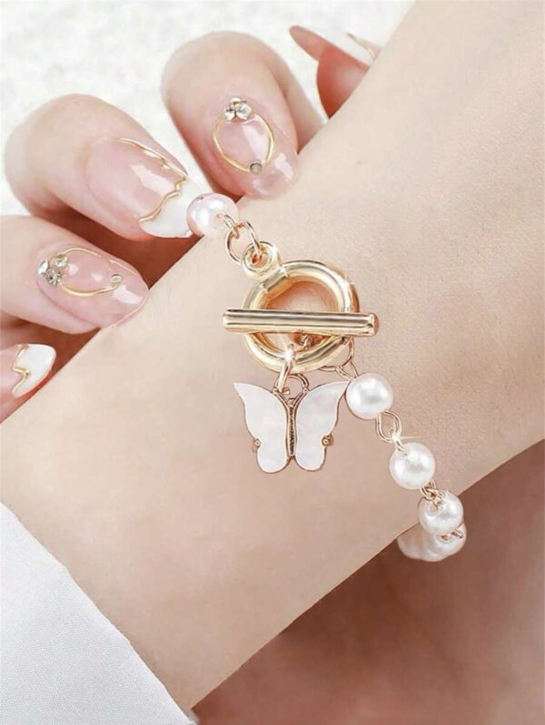 Montre Beige/Marron avec Bracelet