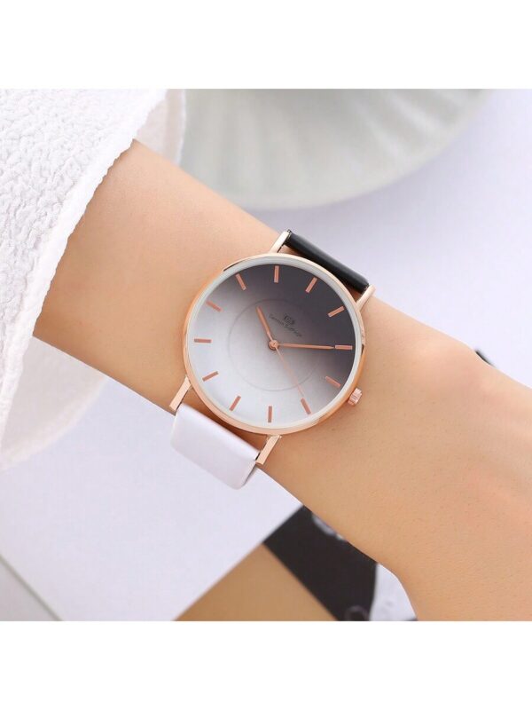 Montre bicolore Noir Blanc