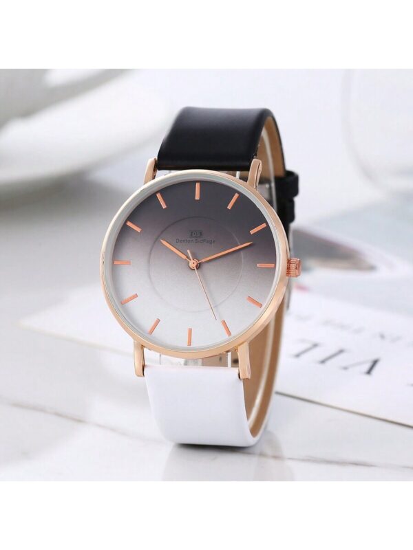 Montre bicolore Noir Blanc