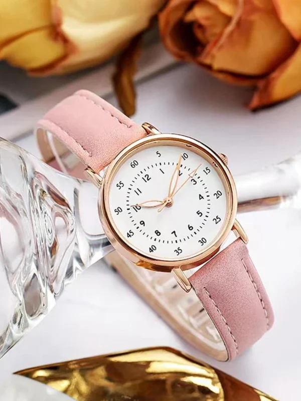 Montre Rose avec Bracelet