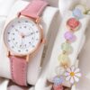 Montre Rose avec Bracelet