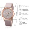 Montre Rose Gris