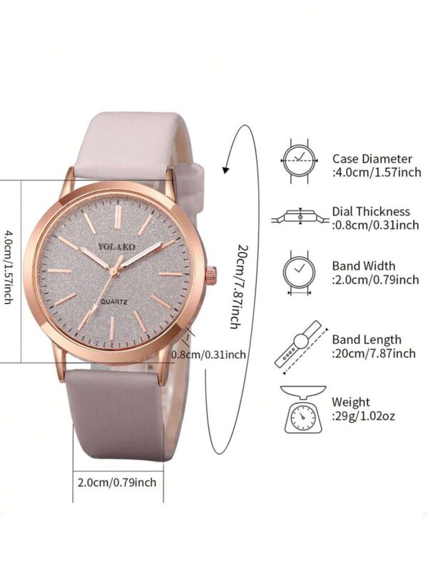 Montre Rose Gris