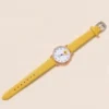 Montre Jaune Avec Bracelet