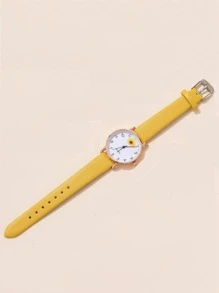 Montre Jaune Avec Bracelet