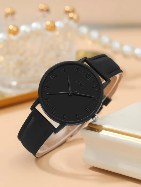 Montre noir avec bracelet