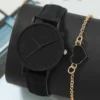 Montre noir avec bracelet