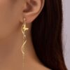 Boucles d'oreilles Papillons dorées