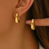 Boucles d'oreilles en U