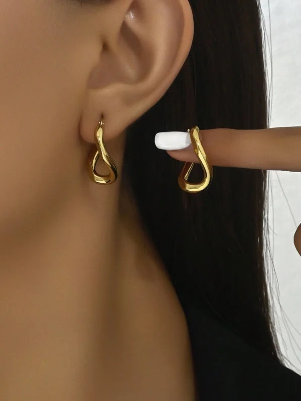 Boucles d'oreilles dorées