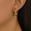 Boucles d'oreilles dorées
