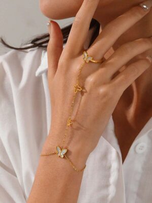 Bracelet chaîne de doigt
