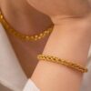 Ensemble de bijoux en or