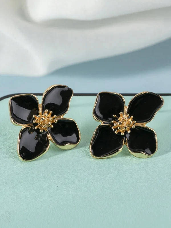 Boucle d'Oreille Noir