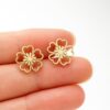 Boucle d'Oreille fleurie