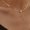 Collier Papillon Doré