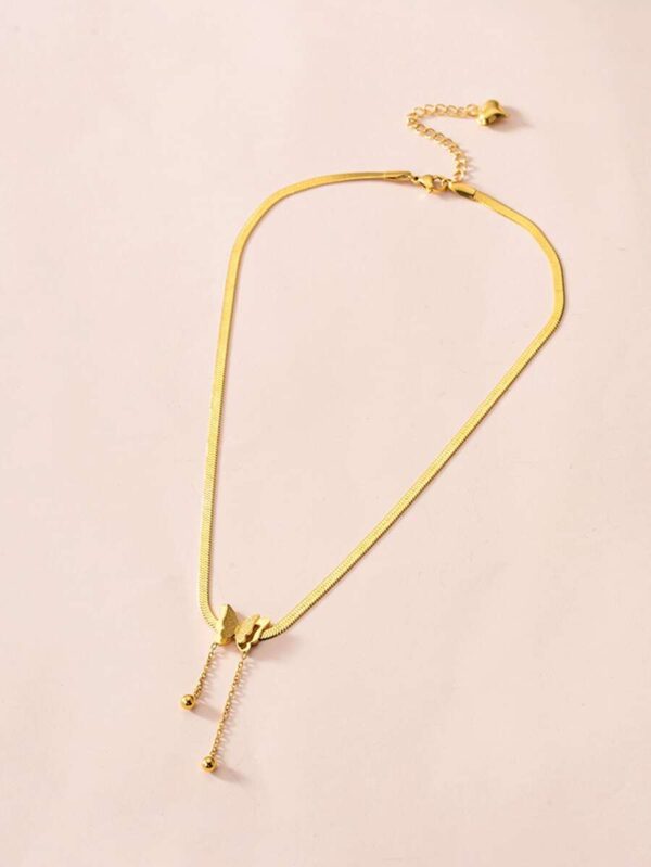 Collier Papillon Doré