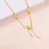 Collier Papillon Doré